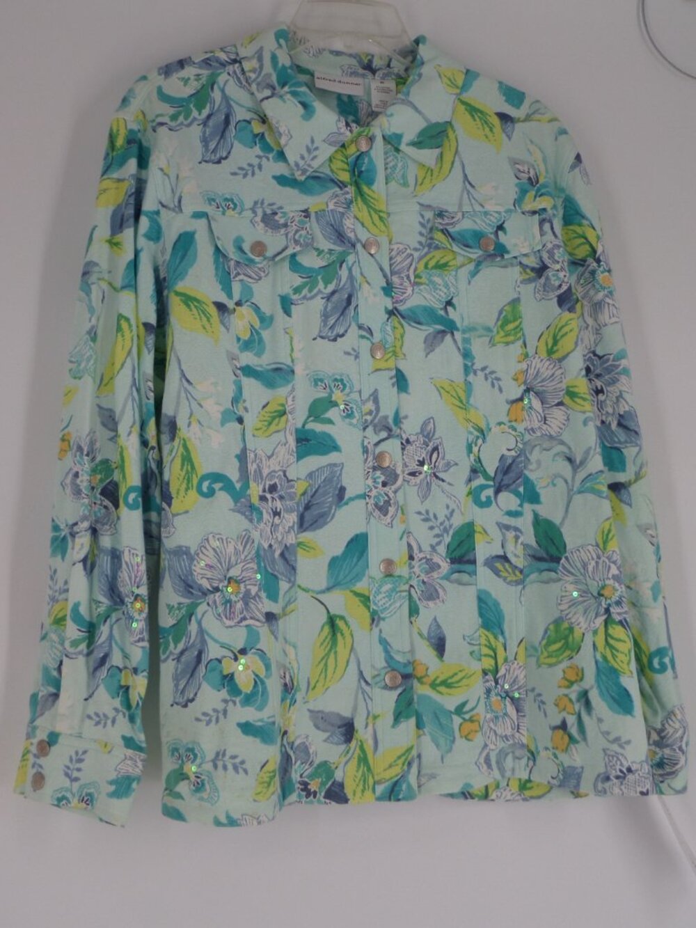 Alfred Dunner Woman's Summer Jacket Multi Color Cotton Size 20 NWT